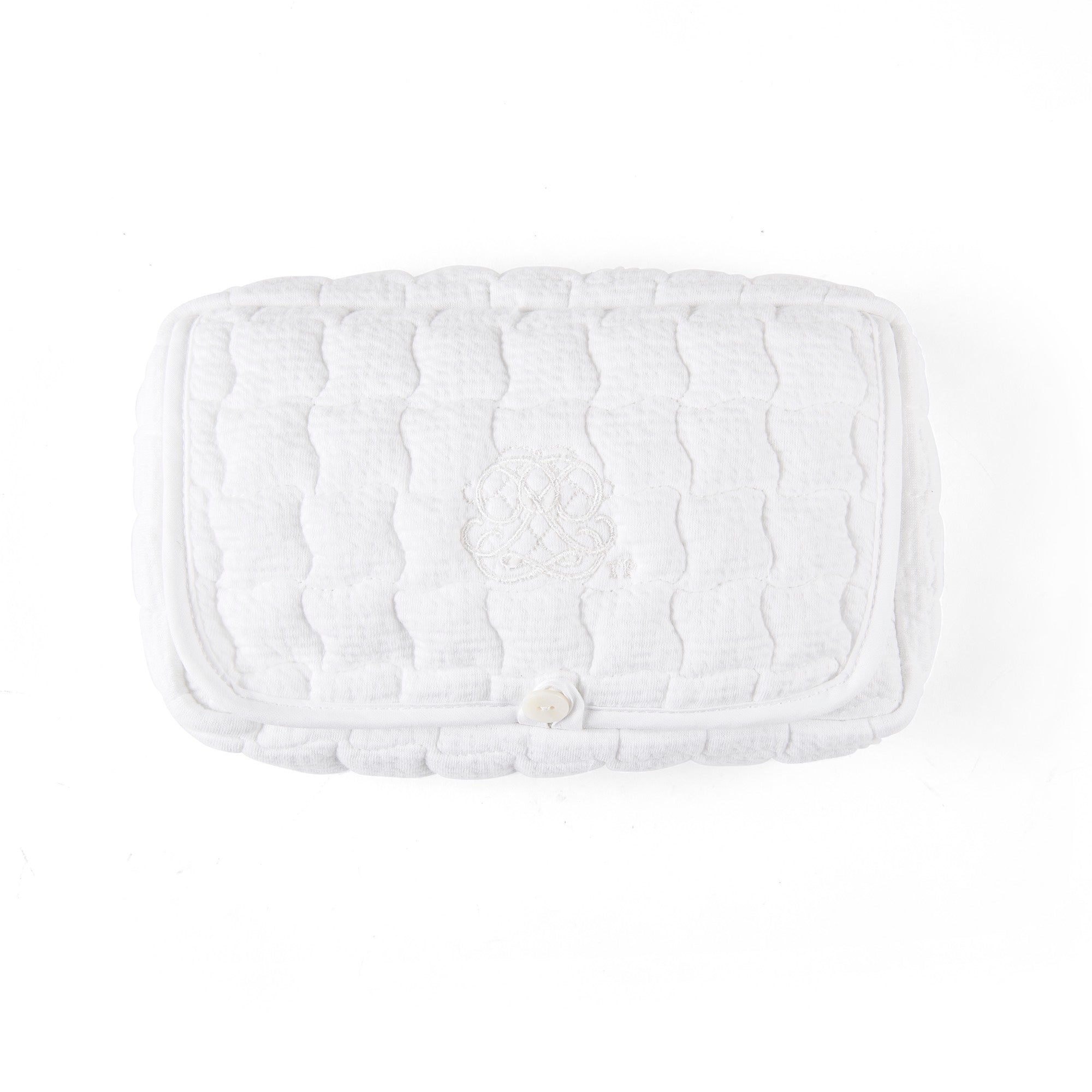 Theophile & Patachou Travel Wipes Cover - Cotton White