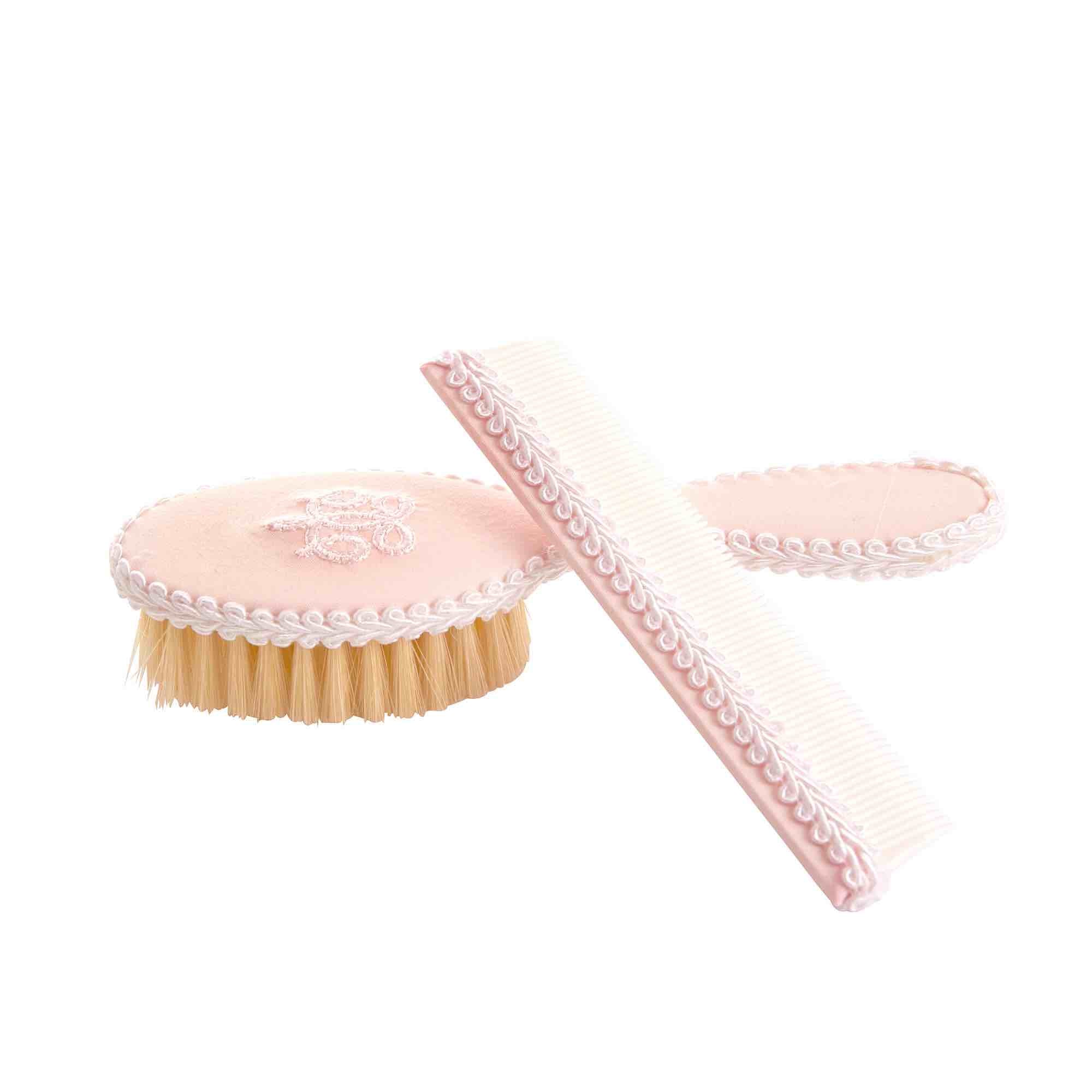 Theophile & Patachou Brush & Comb - Royal Pink