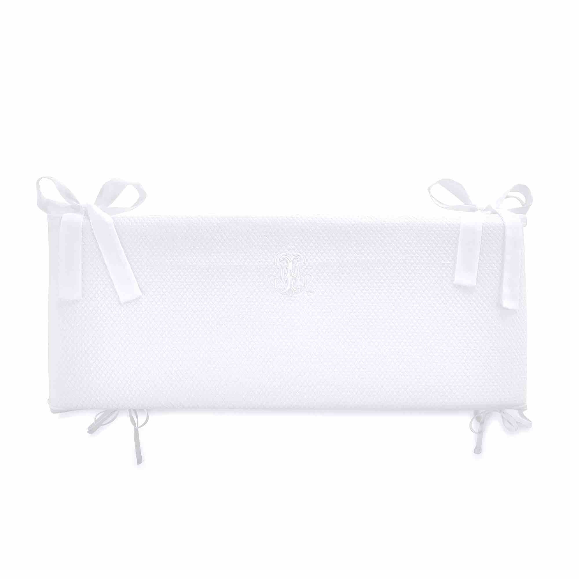 Theophile & Patachou Cot bed Bumper 70 cm - Royal White