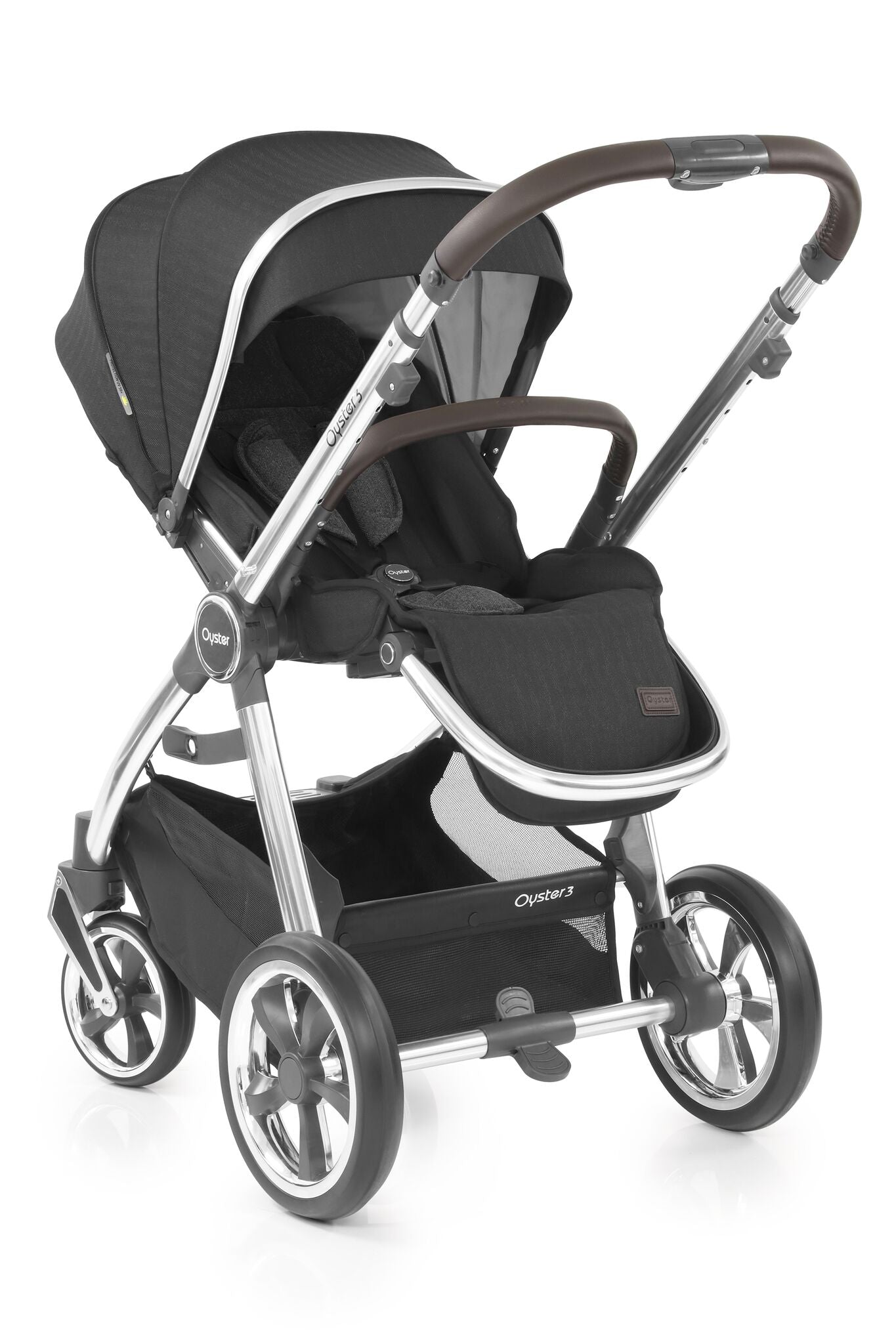 Babystyle Oyster 3 Stroller & Carrycot - Caviar
