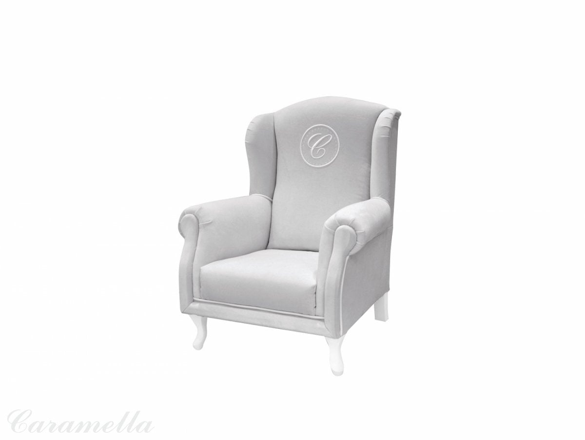 Caramella Mini Seat With Emblem - Grey