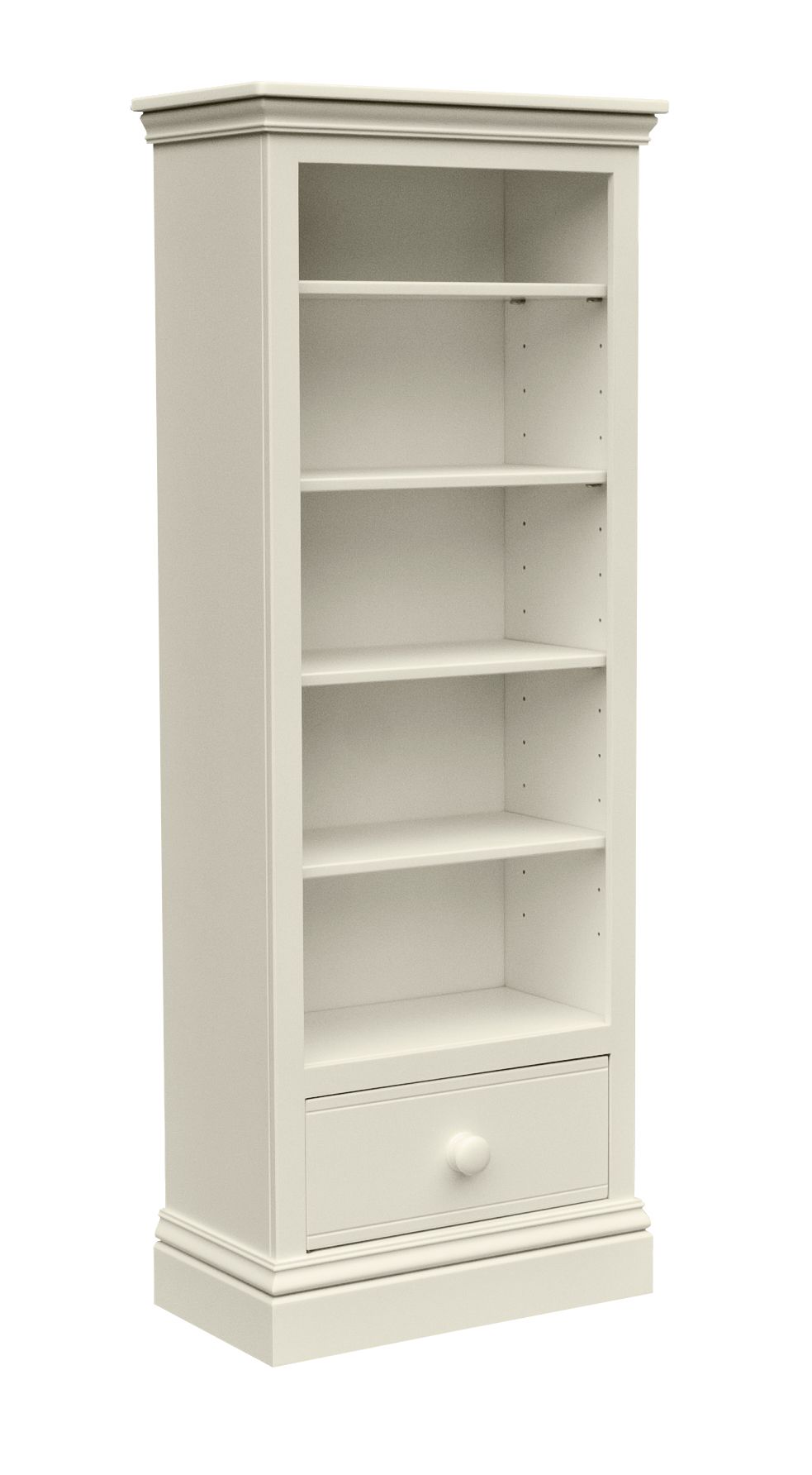 New Hampton Tall Bookcase - Ivory