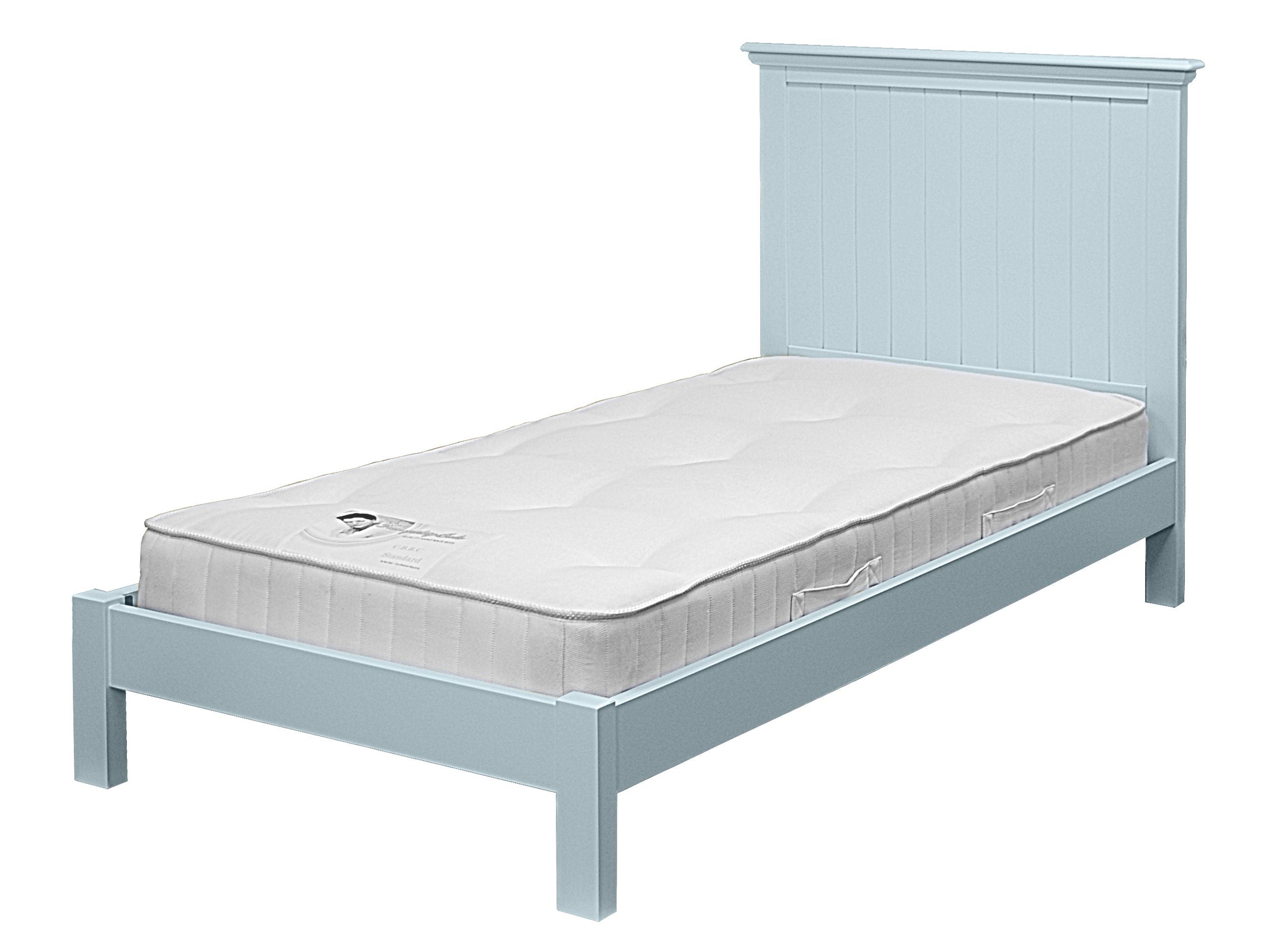 New Hampton Low Foot End Grooved Single Bed - Little Boy Blue