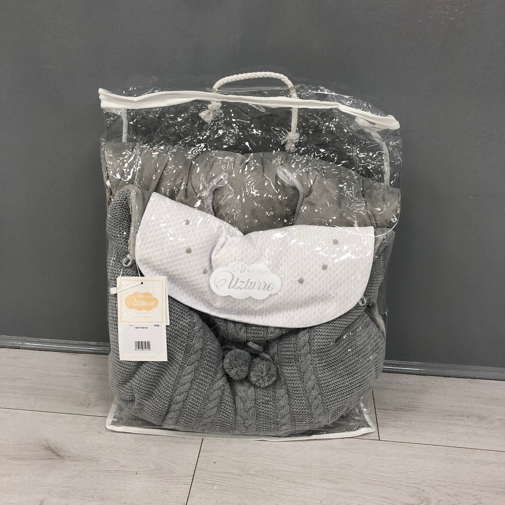 Adorable Tots Universal Infant Carrier Footmuff - Grey