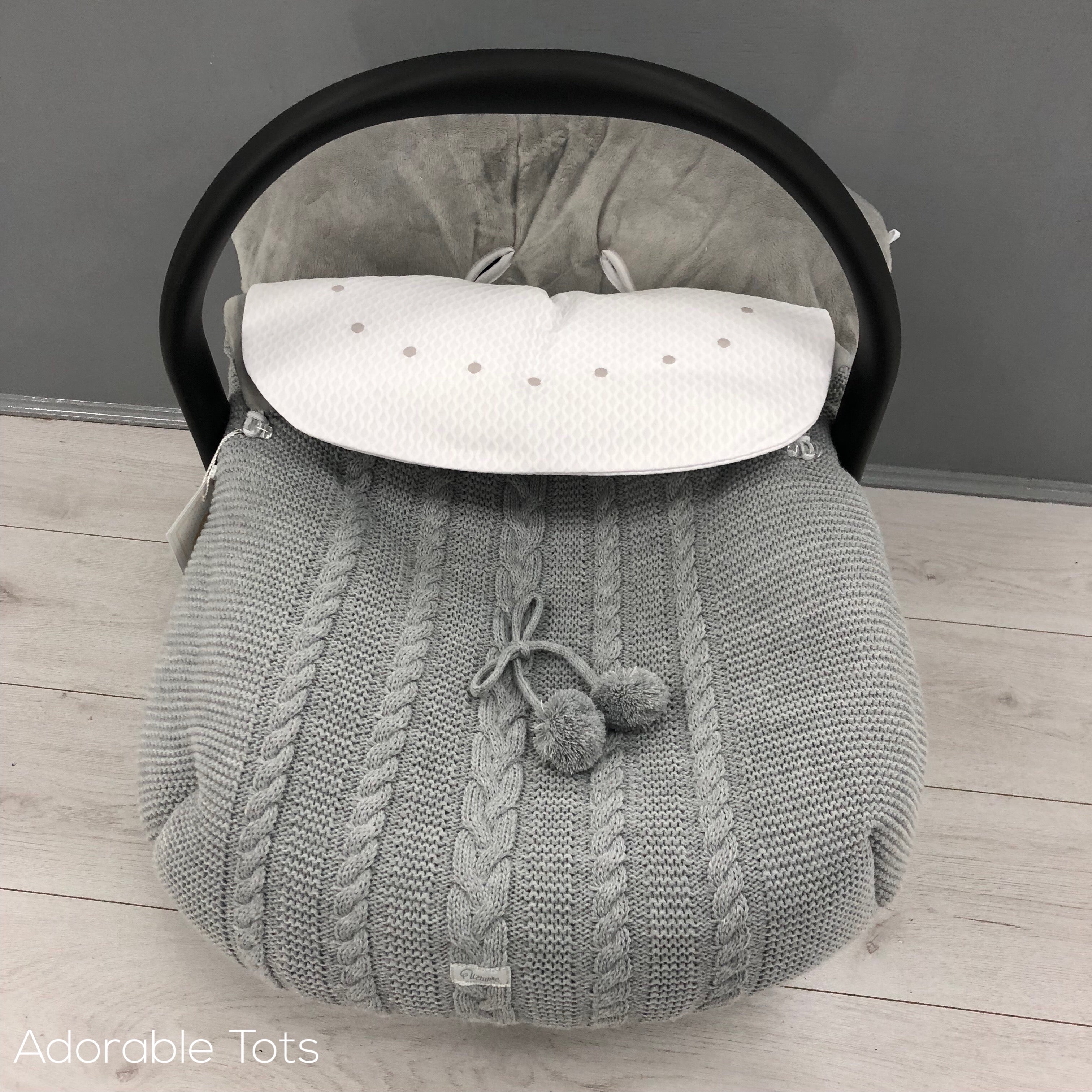 Adorable Tots Universal Infant Carrier Footmuff - Grey