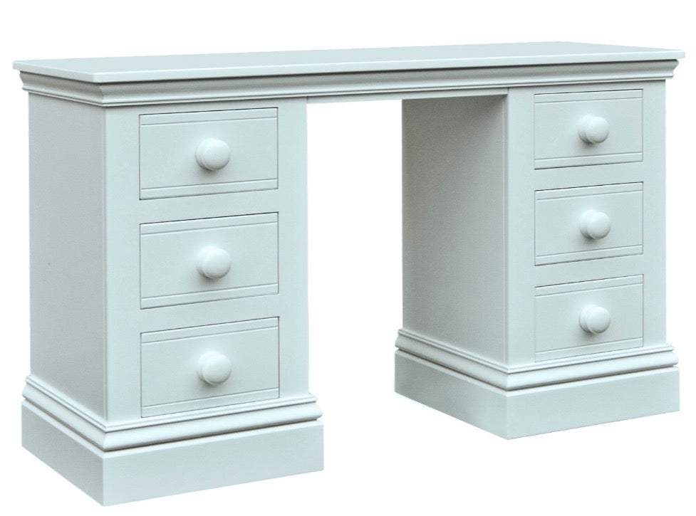 New Hampton Double Pedestal Desk - Little Boys Blue