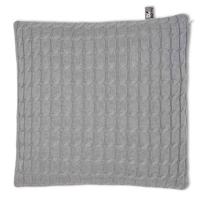 Baby's Only Cushion 40x40cm - Cable Grey