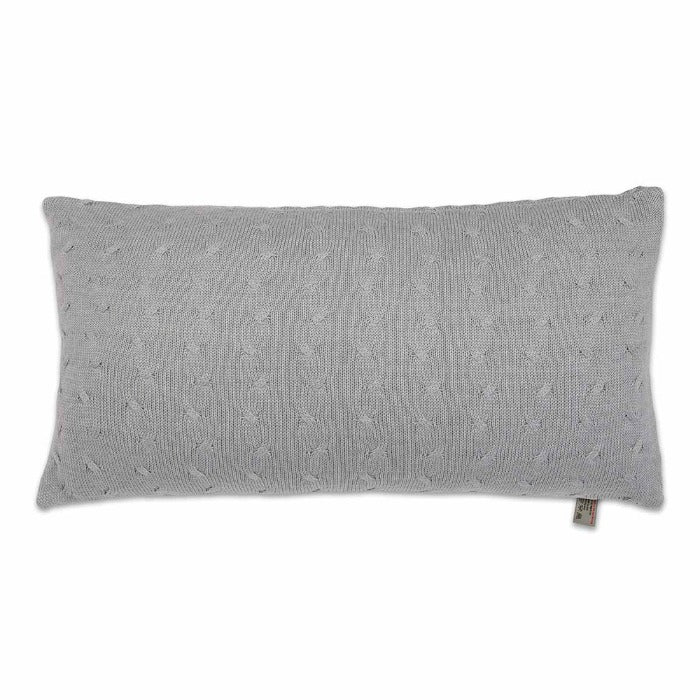 Baby's Only Cushion 60x30cm - Cable Grey