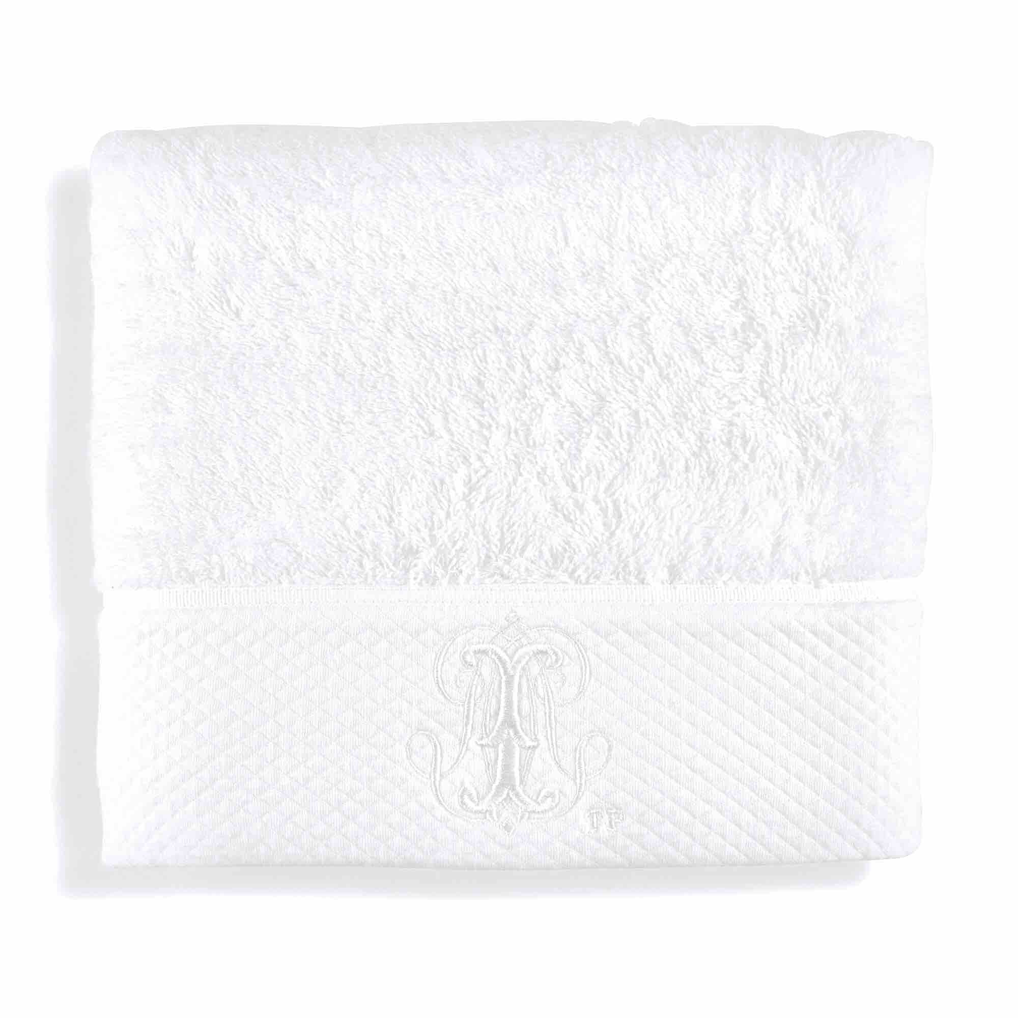 Theophile & Patachou Bath Towel - Royal White