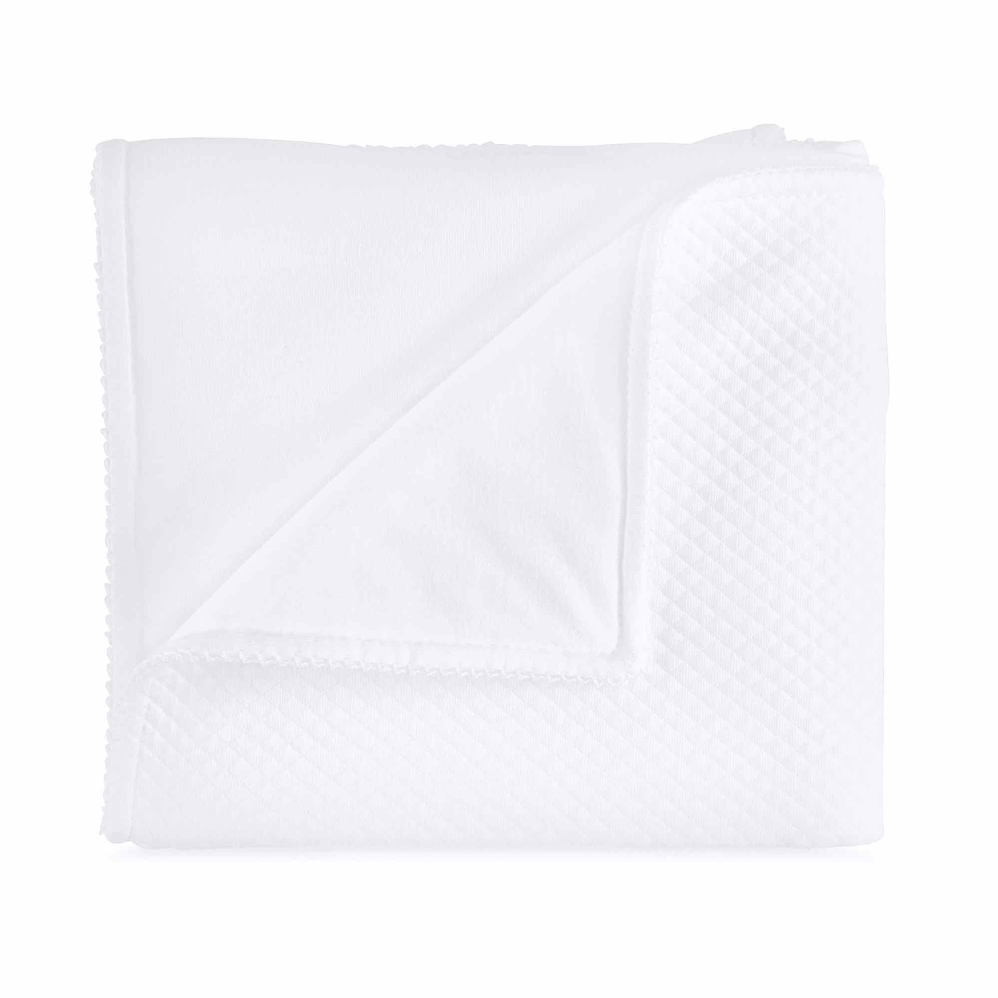 Theophile & Patachou Cradle Blanket (shawl) - Royal White