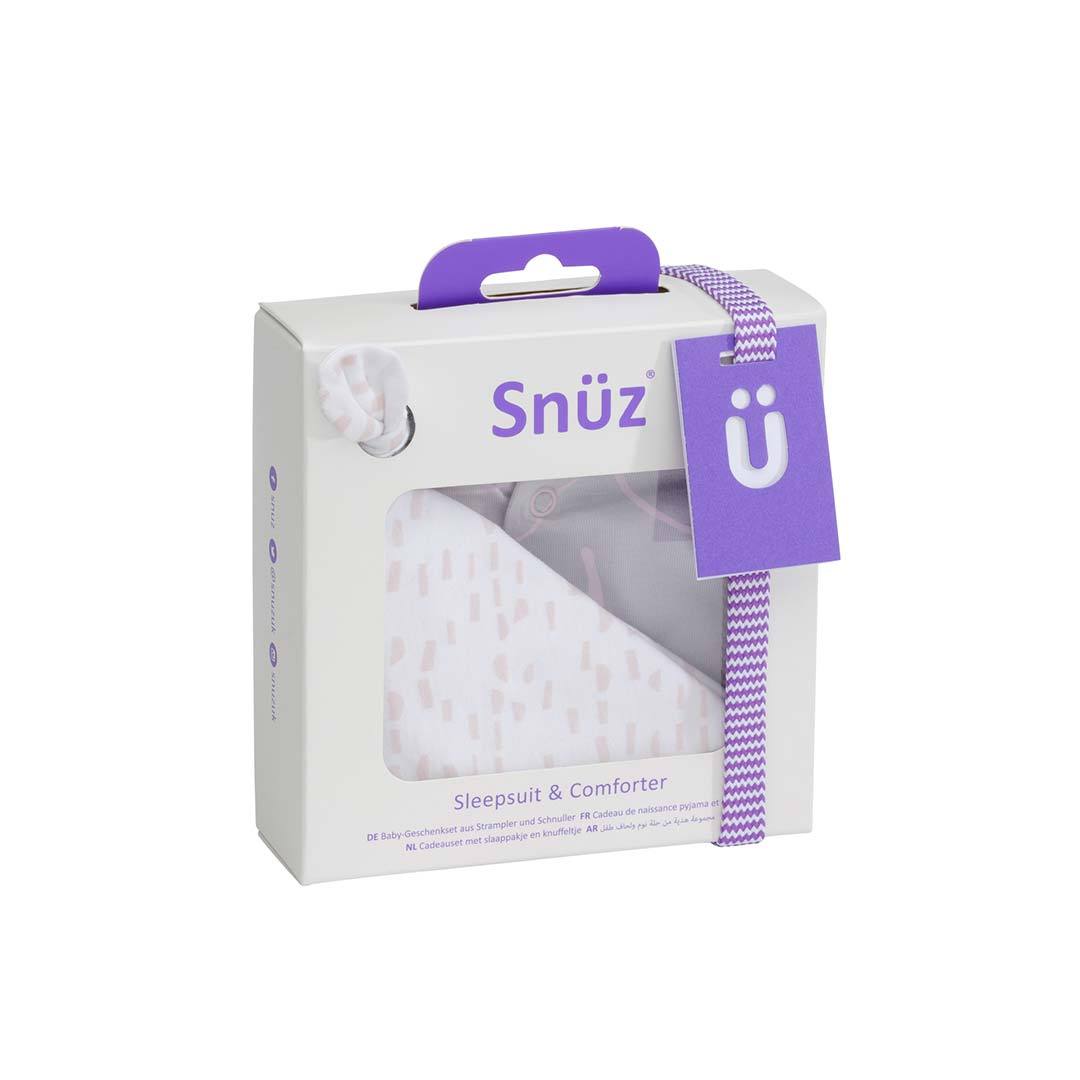 Snuz Baby Sleepsuit & Comforter Gift Set (0-3m) - Wave Rose