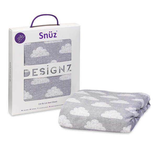 Snuz Cot & Cot Bed Fitted Sheet – Cloud Nine